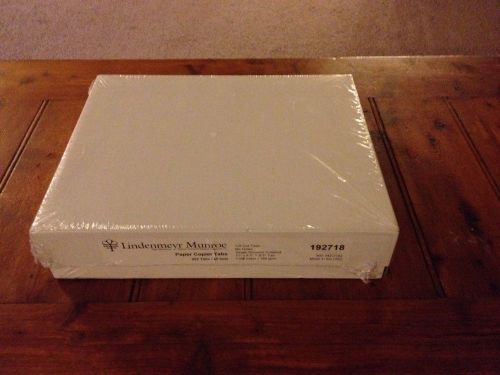 Lindenmeyr Munroe Paper Copier Tabs 1/3rd Cut Single Rever. Collated, New