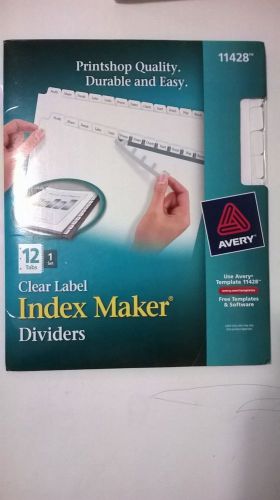 Avery 11428 - Clear Label INDEX MARKER Dividers