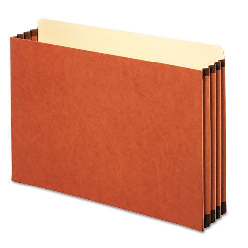 3 1/2 inch expansion file pocket, straight, legal, redrope, 10/box for sale