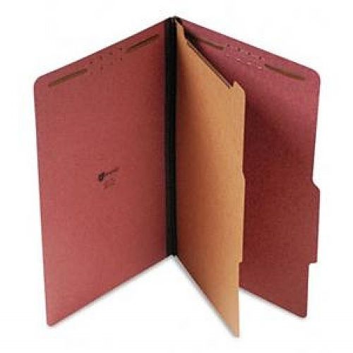 New Classification Folder, 1 Divider, 4 Partitions, 1/3 Cut, Letter Size, Bx/20