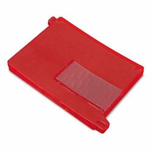 Smead End Tab Out Guides with Pockets, Poly, Letter, Red, 25/Box (SMD61950)
