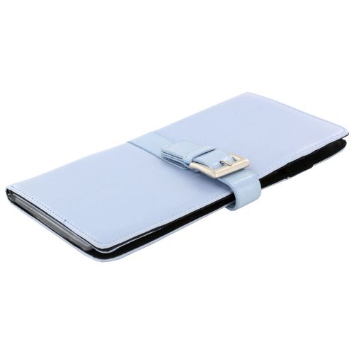 Rolodex blue snap buckle 96 count business card holder for sale