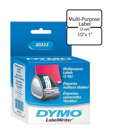 Dymo white label - 0.5&#034; x 1&#034; - 1 x roll, 1000 x label - sanford brands 30333_11 for sale