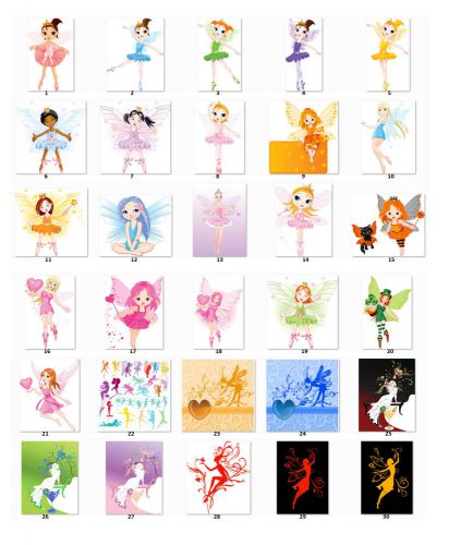 Personalized Girl Fairies Return Address Labels choose one picture {g1}