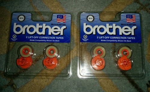 NEW two 2 pack  Brother Lift-Off Correction Tapes 3010 / 4