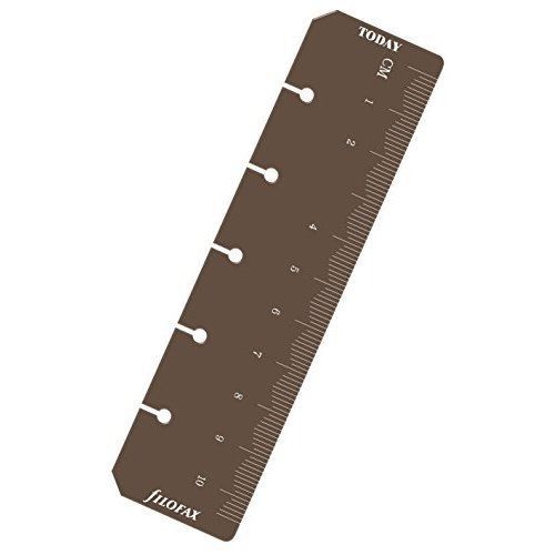 Filofax Mini Ruler Page Marker - Brown