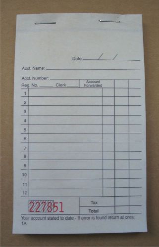 (1) Adams 1A Carbonless Duplicate Sales Order Payment Receipt Book Made In USA