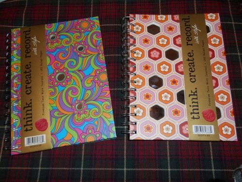 Markings- C.R.Gibson Journal 2 PK-GROOVY 70&#039;S-LOOK,THINK CREATE,RECORD-TWIN WIRE