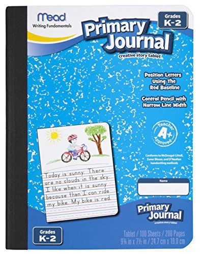 Mead K-2 Classroom Primary Journal - 100 Sheet - 1 Each Assorted (mea09554)
