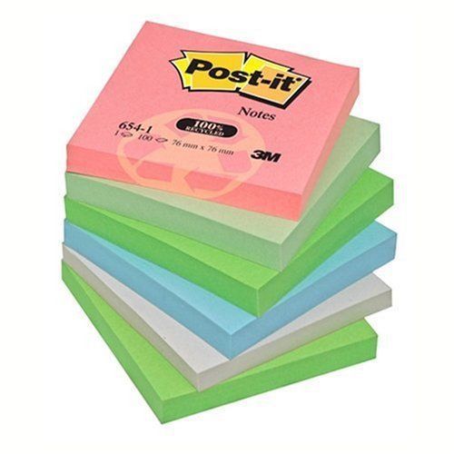 Post-it Ruled Adhesive Note Pad - Self-adhesive, Repositionable - 3&#034; X (635yw)