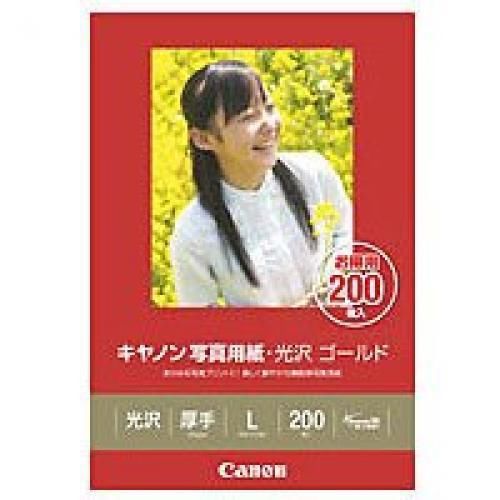 Canon genuine paper photo paper glossy gold l-size 200 sheets gl-101l s407 0145 for sale