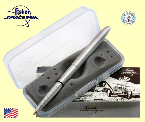 Fisher Space Pen #400BRC / Brushed Chrome Bullet / Moonscape Boxed / NO RESERVE