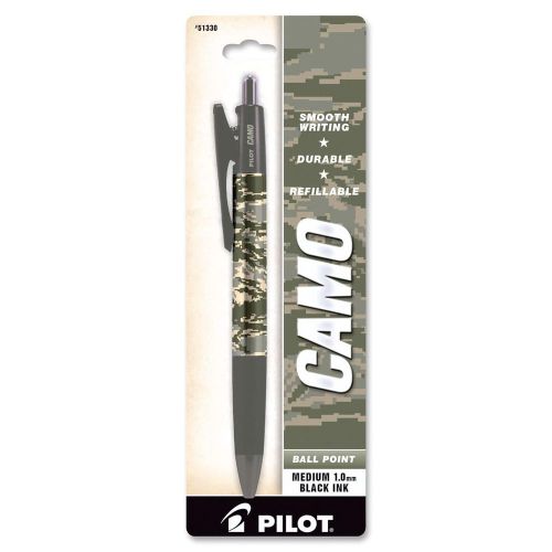 Pilot Camo Air Force Medium Tip Refillable Ballpoint Pen Medium Black Ink 1mm