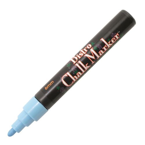 Marvy Bistro Chalk Marker, FL Blue Bullet Tip ( 480-F3) - 6/pk