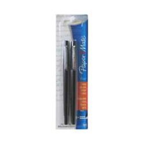 Paper Mate Flair-Tip Guard Pen, Black Ink, 2-Ct.