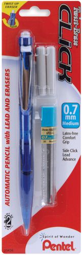 Pentel Twist-Erase Click Automatic Pencil .7mm 1/Pkg Blue 23426