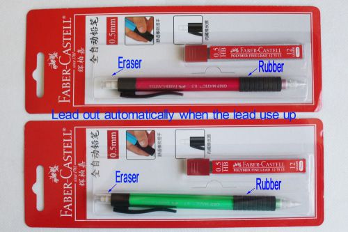 Faber Castell 2 Set Grip Matic Mechanical Automatic Pencil Lead 0.5 mm #1338