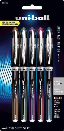 Uni-ball vision elite blx rollerball pens - micro pen point type - 0.5 (1832410) for sale