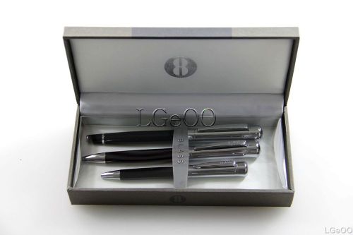 Bill blass grenadier black pen, rollerball, and minipen trio set (bb0189-2) for sale