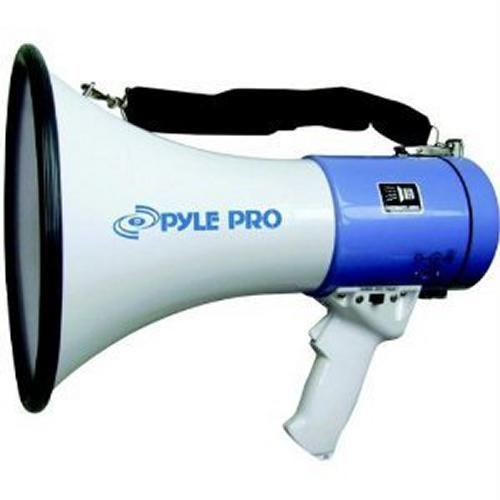 New pyle pro megaphone bullhorn siren 50 watt batteries for sale