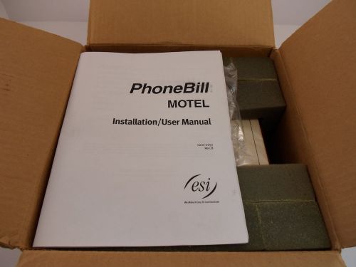 ESI PHONE BILL MOTEL  (New!)
