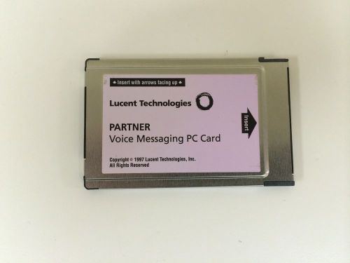 Lucent Technologies Partner Voice Messaging PC Card (CWD2B S1 V1 X2)