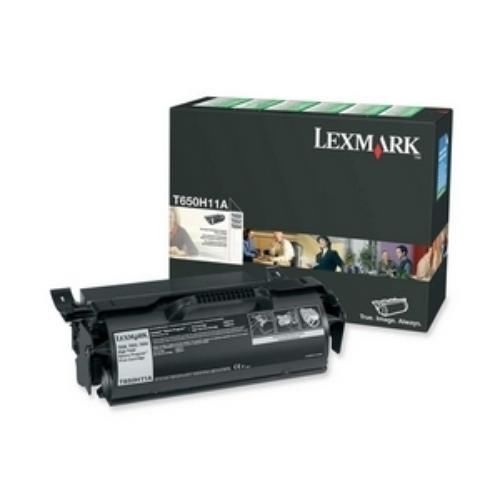 Lexmark high yield return program black toner cartridge t650h11a for sale