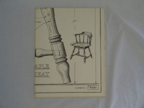 Wood Furniture Designs Blueprint  Swivel Mate&#039;s Chair 180 1977