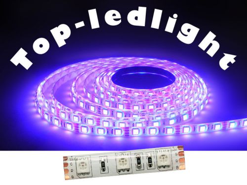 5m 5050 rgb led strip 60led/m ip65 waterproof with 3m tape dc12v 500cm 300smd for sale