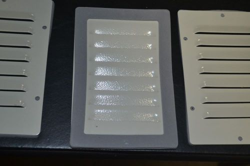 (5) New Hoffman Vent Louver Plates Kit w/foam seal, screws washer 7-5/8 x 5-1/16