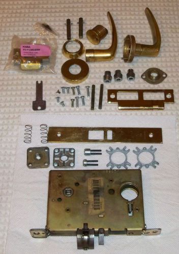 Schlage l9080 l 9080 brass commercial mortise lockset lock set storeroom lever for sale