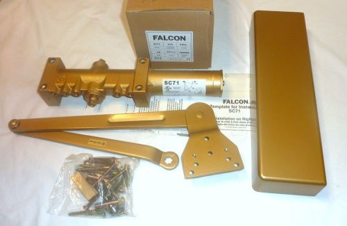 Ingersoll rand falcon sc71 commercial door closer grade 1 43010 heavy duty brass for sale