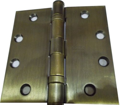 Stanley fbb179 4.5 x 4.5 us5 satin brass-blackened, lot-48 butt hinges @$1.95 ea for sale