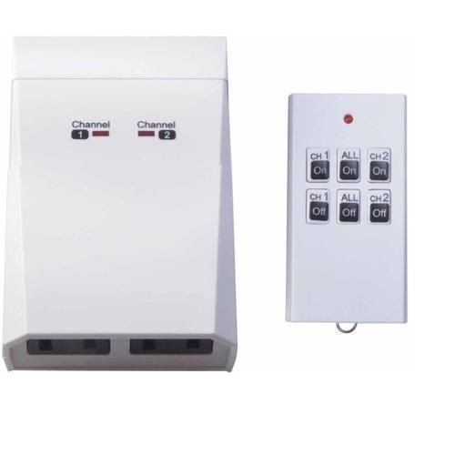 ***new***woods 59780 indoor remote control 2-outlet for sale