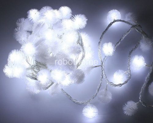 10m 6w 220v 50pcs snowflake flicker led decoration with controller for christmas for sale
