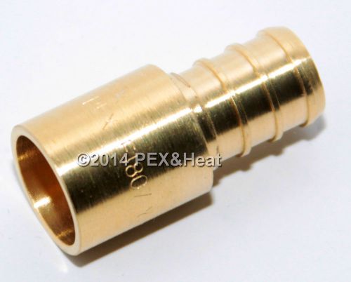 (1) 1/2&#034; pex x 1/2&#034; male sweat adapter crimp fittings for sale