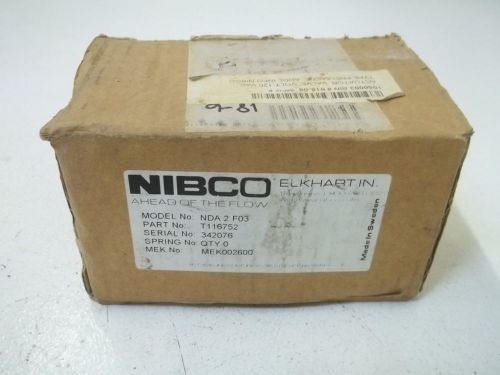 NIBCO NDA2F03 ACTUATOR VALVE *NEW IN A BOX*