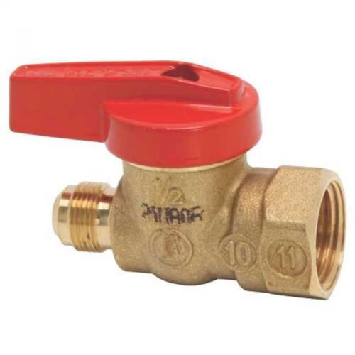 Gas ball valve fine thread 9/16&#034; flare x 1/2&#034; fip 491010 ball valves 491010 for sale