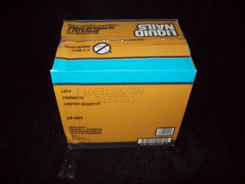 Sale! 24 pack- liquid nails ln-604 projects and foamboard- 10.5oz- for sale