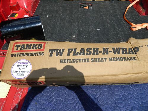 Tamko 12&#034;x75&#039; flashing tape tw flash-n-wrap®-40 reflective box of 3 for sale