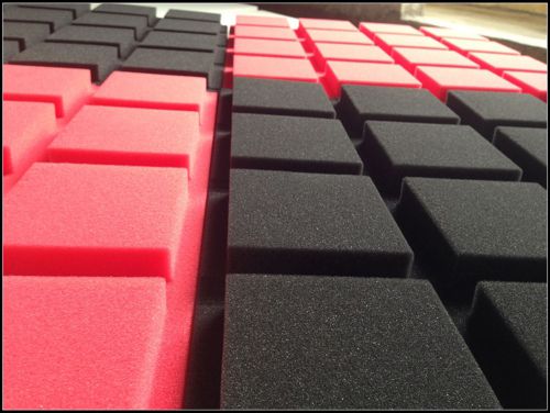 40mm * 500mm * 500mm Acoustic Soundproof Absorption Squre Studio Wall Foam N-4cm