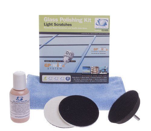 Diy glass polishing kit, light scratch remover, lime scale remover 3&#039;&#039; 75mm for sale