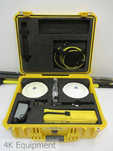 Dual trimble sps881 base/rover gnss receivers kit w/ tsc3, 900 mhz radios for sale