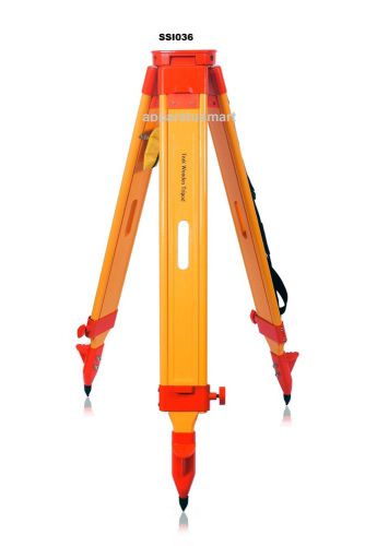 Heavy duty teak wood &amp; aluminium tripod stand rotary lasers total station or gps for sale