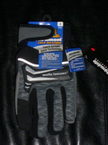 Wells Lamont 7763 Cold Weather Touch Screen Technology Gloves