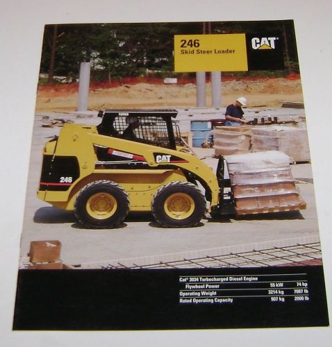 Cat 246 Skid Steer Loader Brochure