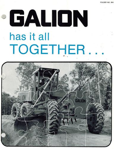 GALLION/DRESSER FULL LINE GRADERS  BROCHURE 84