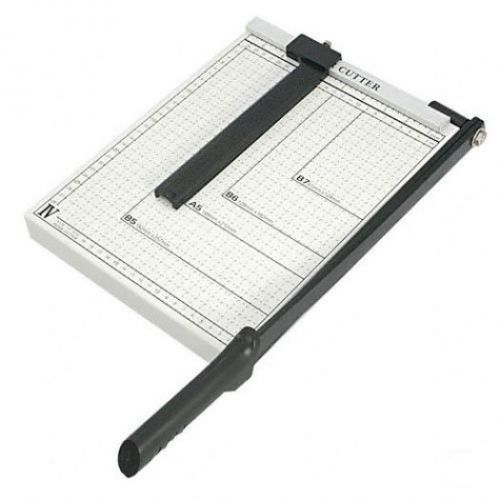 12&#034; x 10&#034; guillotine paper cutter slicer trimmer metal base pro - straight grid for sale