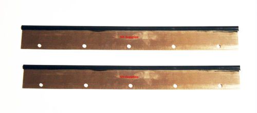 Set of 2 Wash-up Blades for Heidelberg GTO-46 Offset Printing Press - Brand New