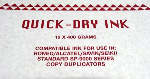 Black Quick Dry Stencil Ink: Roneo/ Alcatel/ Savin/ Seiki/ Standard Duplicators
